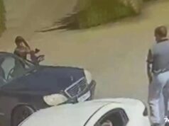 Rusiyadakı benzin növbəsində bir sürücü digərinə atəş açıb